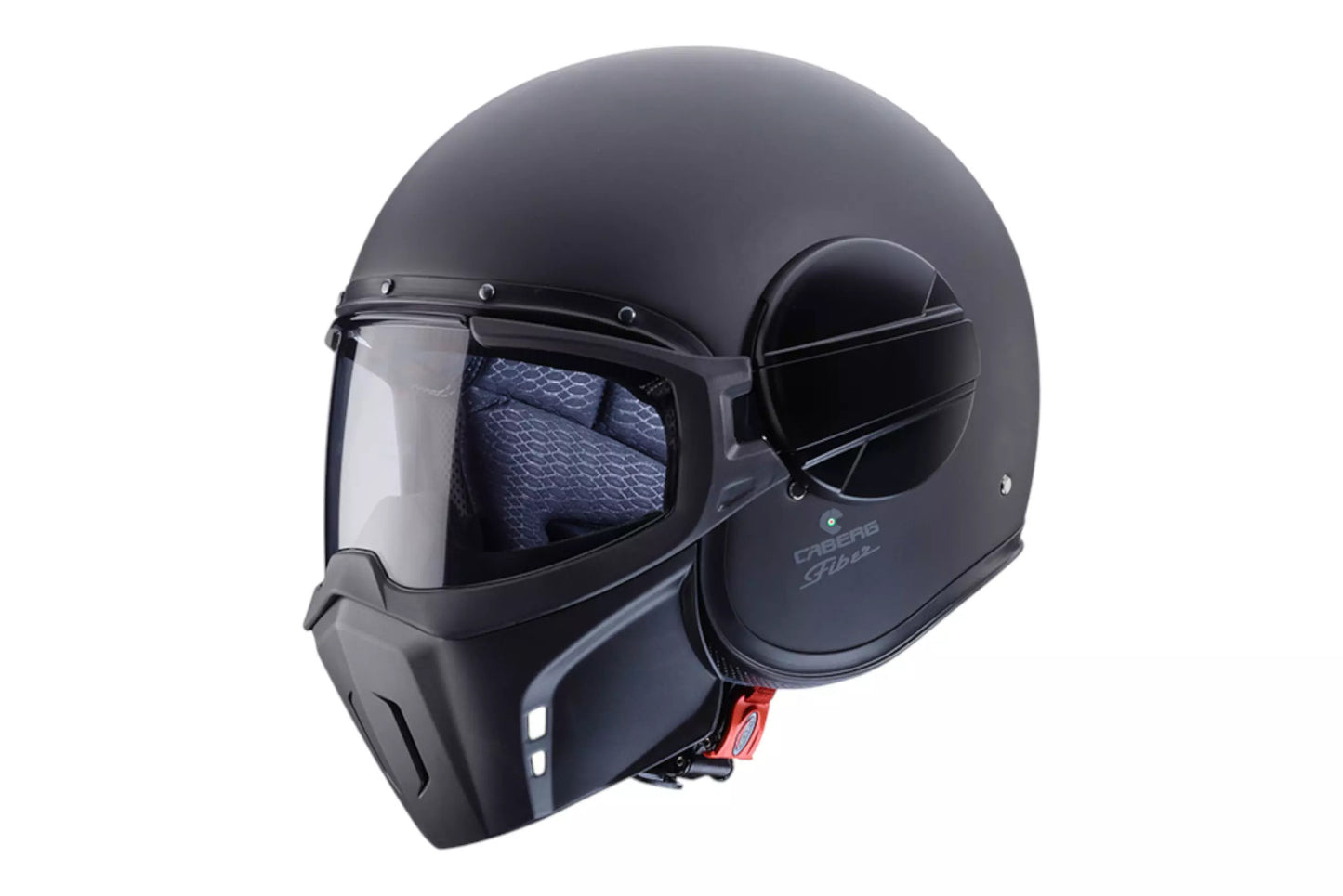 Caberg Ghost X Solid otvorena motociklistička kaciga, mat crna, velika