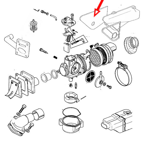 Filter zraka Tomos Targe (sunđerasti) - MotoParts Plus