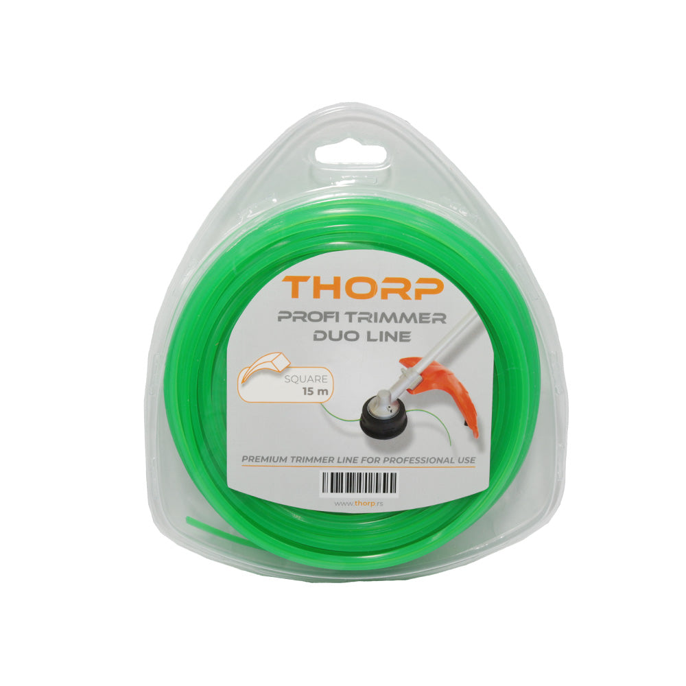PVC nit za trimer fi 2,4x15 m, kvadratna THORP