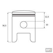 Klip za kineske trimere / Villager BC 1250 fi 40 x 10 mm THORP