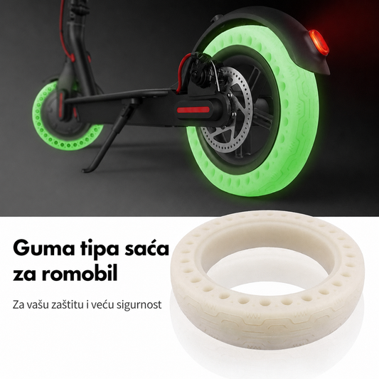 Puna guma za električni skuter 8.5 inch, fluorescentna plava