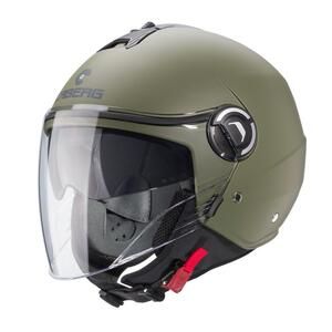 Caberg Riviera V4X Solid otvorene motociklističke kacige, mat vojno zelene boje, M - C6HA6029/M
