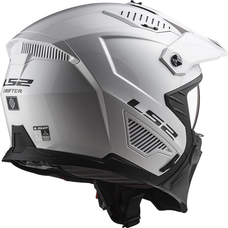 Otvorena motociklistička kaciga LS2 OF606 DRIFTER SOLID WHITE M