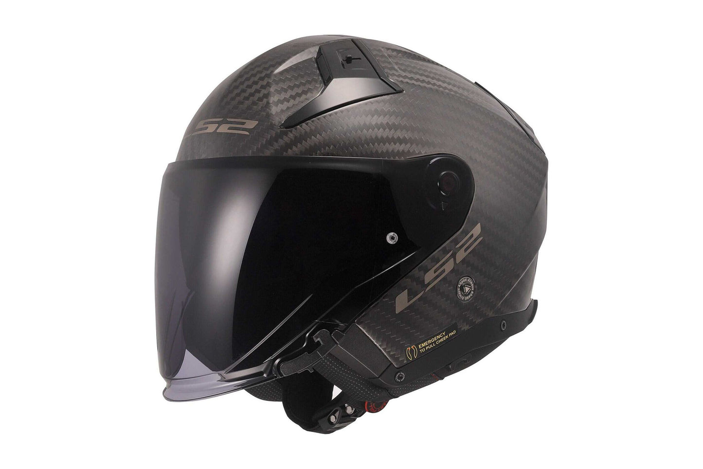 Otvorena motociklistička kaciga LS2 OF603 INFINITY II C MATT CARBON -06 M