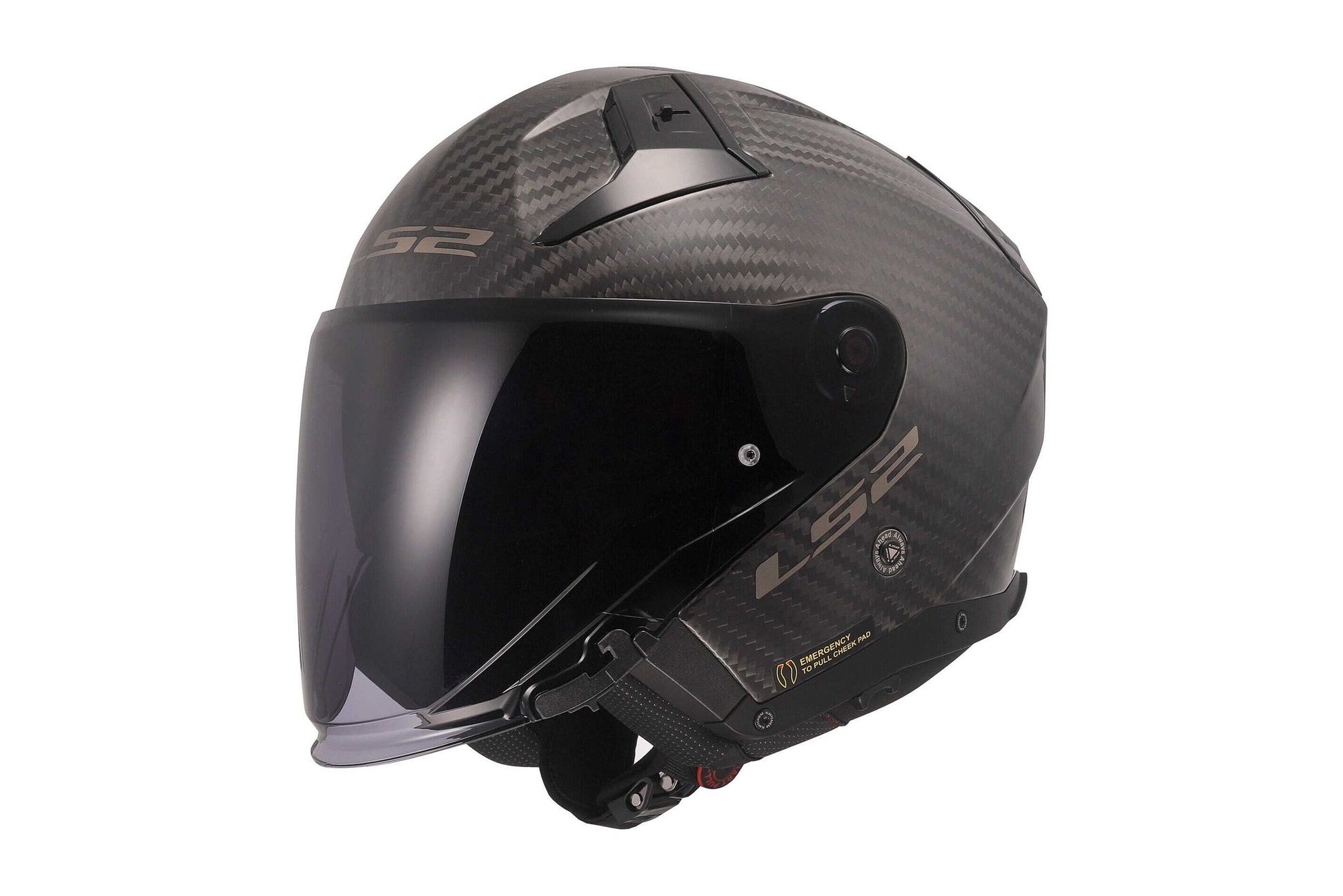 Otvorena motociklistička kaciga LS2 OF603 INFINITY II C MATT CARBON -06 M