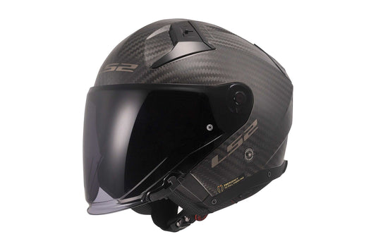 Otvorena motociklistička kaciga LS2 OF603 INFINITY II C MATT CARBON -06 M