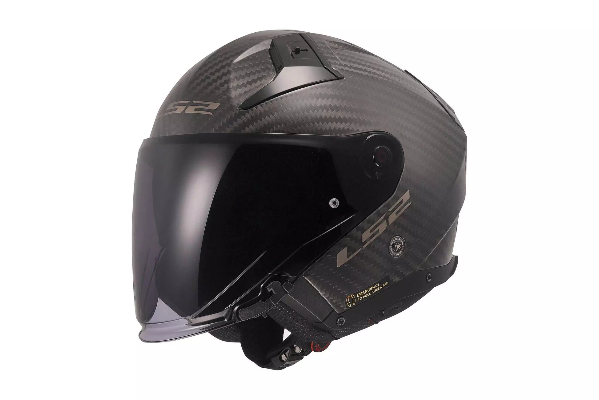 Motociklistička otvorena kaciga LS2 OF603 INFINITY II C MATT CARBON -06 M