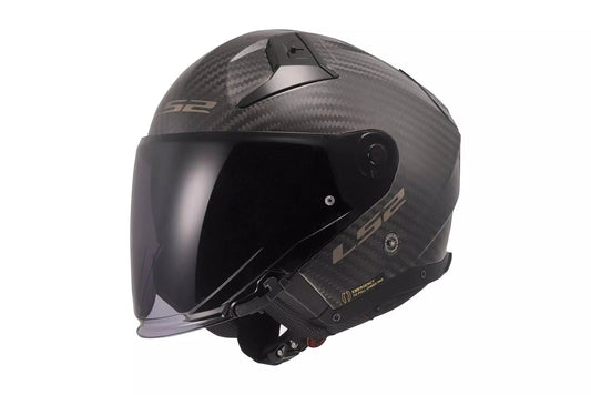 Motociklistička otvorena kaciga LS2 OF603 INFINITY II C MATT CARBON -06 M